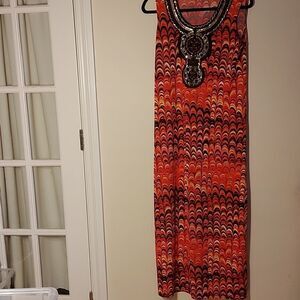 Initiatives maxi bling dress sz M